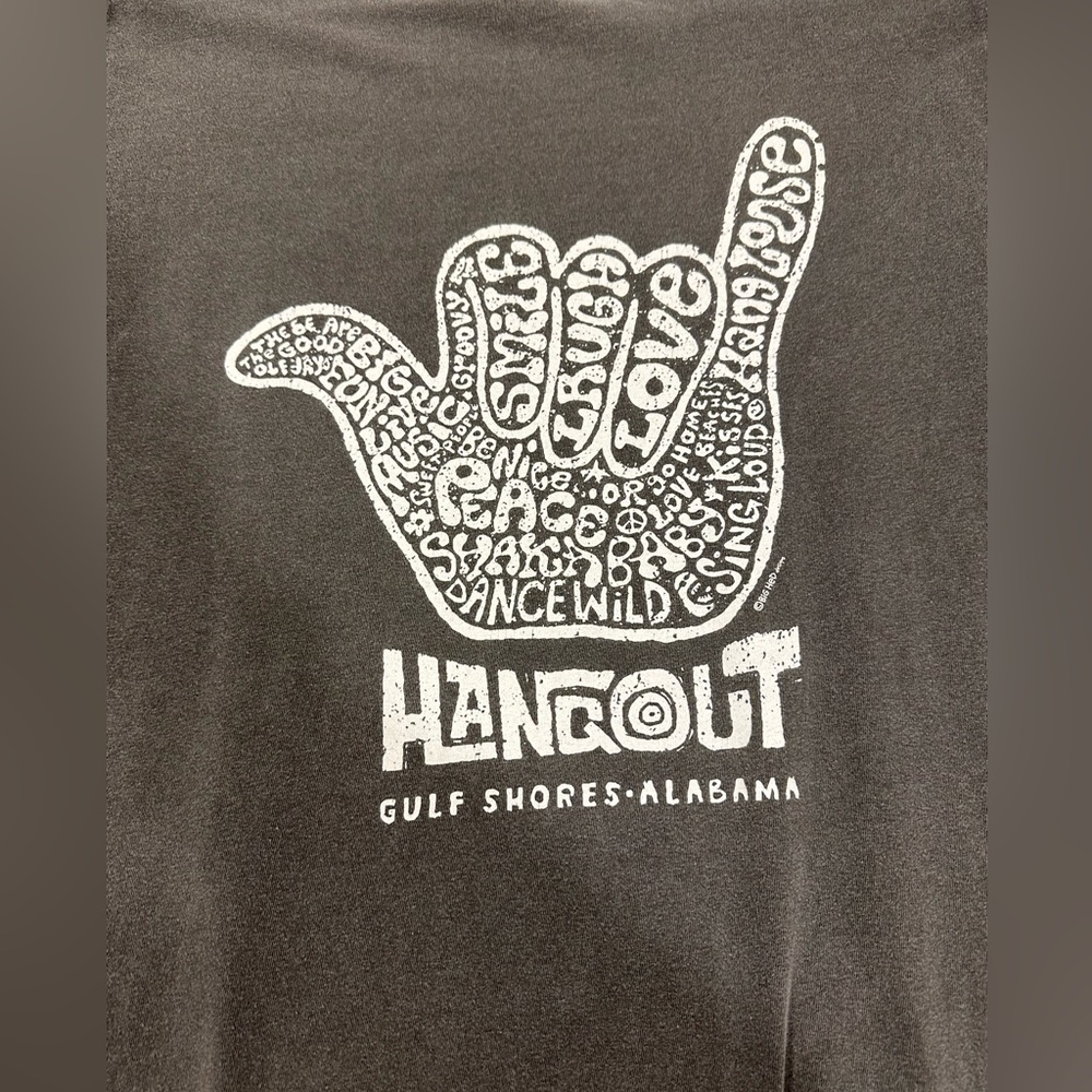 Comfort Colors The Hangout Grey T-shirt size Large